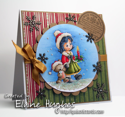 Sylvia Zet for SCACD Stamps - Winter Wonder - available at www.quixoticpaperie.co.uk