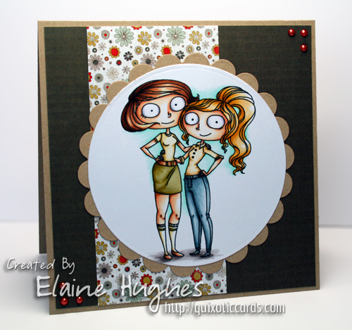 Kraftin' Kimmie Stamps - Best Friends - www.quixoticcards.com