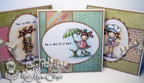 Kraftin' Kimmie Stamps - Cheryl Alger Lulu & Friends - available at www.quixoticpaperie.co.uk