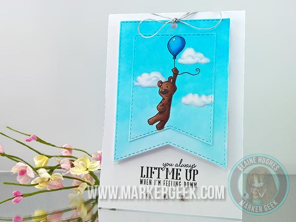 Paper Makeup Stamps - Jerry Card & Copic Marker Colour Palette - www.markergeek.com