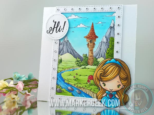 The Greeting Farm & Make it Crafty Scene Card - www.markergeek.com