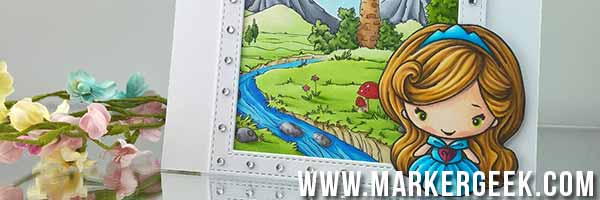 The Greeting Farm & Make it Crafty Scene Card - www.markergeek.com