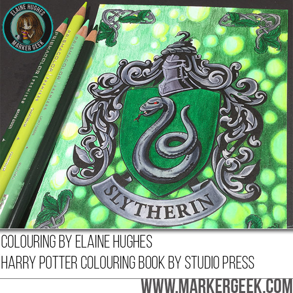 Download 2016 11 18 Harry Potter Coloring Book Slytherin Crest 2 Marker Geek
