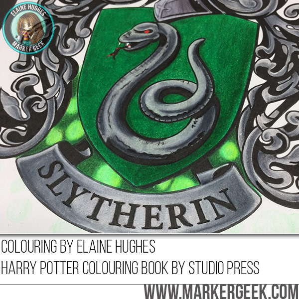 Download 2016 11 18 Harry Potter Coloring Book Slytherin Crest 3 Marker Geek