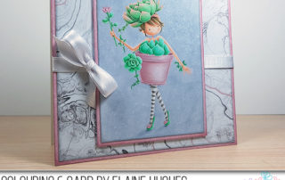 No Line Colouring Step by Step Technique featuring Stamping Bella & Copic Markers