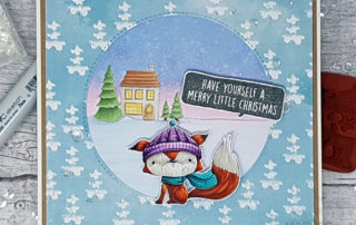Christmas in July - Purple Onion Designs Fox Card