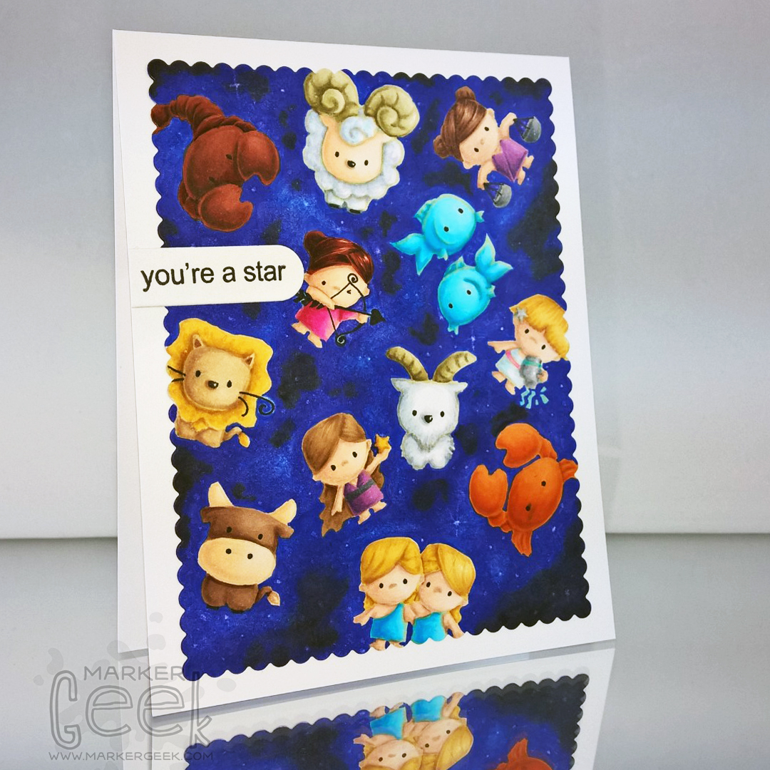 No Line Colouring - www.markergeek.com