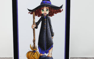 Krista Leigh Smith Broom Witch Card