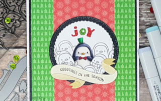 Quick & Easy Christmas Card featuring Mama Elephant The Penguin's Waddle