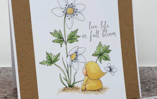 Stamping Bella Bundle Girl with a Wood Anemone Card & Video