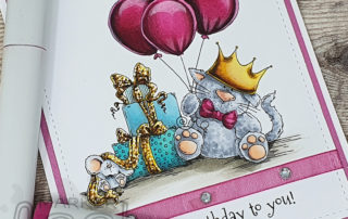 Stamping Bella Sanford the Stuffie Copic Video & Card