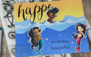 Sweet November Stamps Merwees Wiper Surprise Card