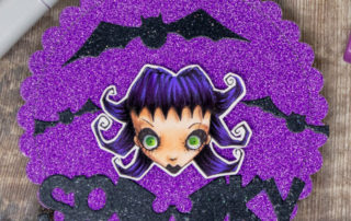 Copic marker coloured card inspiration featuring the Stampotique Originals Jillian stamp.