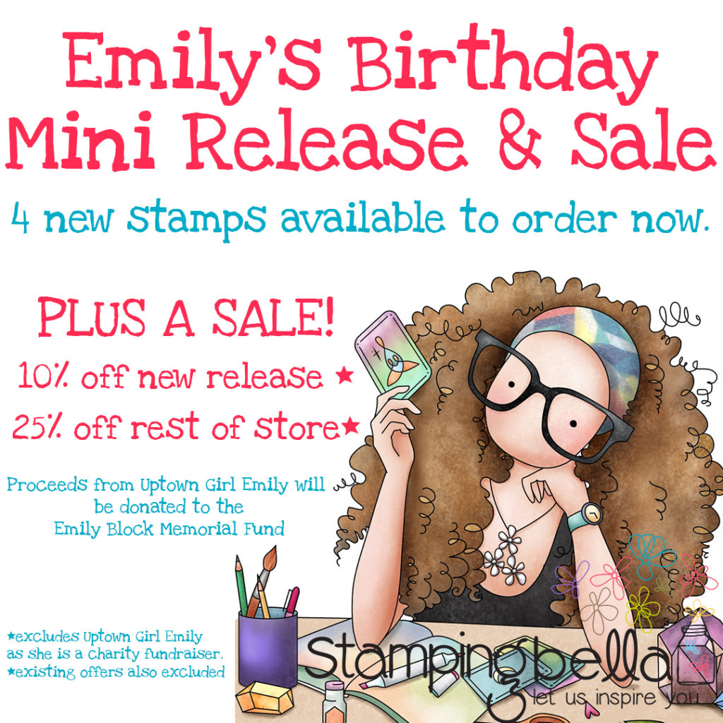 Stamping Bella Emily's Birthday Mini release and Sale