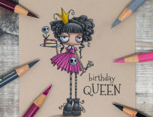 Oddball Birthday Queen Coloured Pencil Video