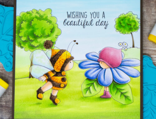Bundle Girl Bee & Flower Scene Colouring Video