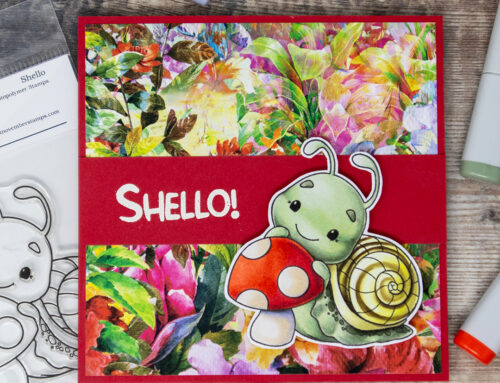 Sweet November Stamps Shello Copic Video & YouTube Hop