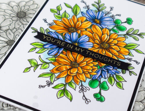 Daisy Layers Bouquet Copic Video