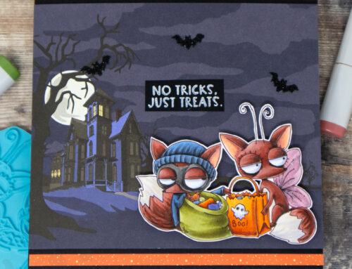 Sneaky Fox Halloween Card