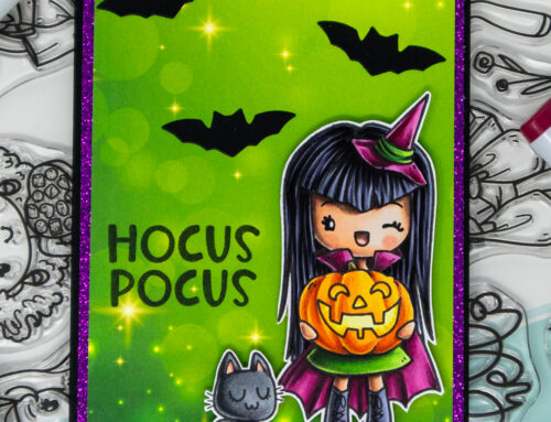 Miss Anya Halloween Card & Copic Video