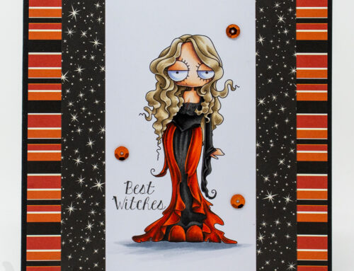 Oddball Witchy Sistah 3 Card & Copic Video