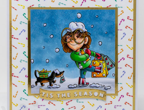 Christmas Shopping Pals Card & Copic Video