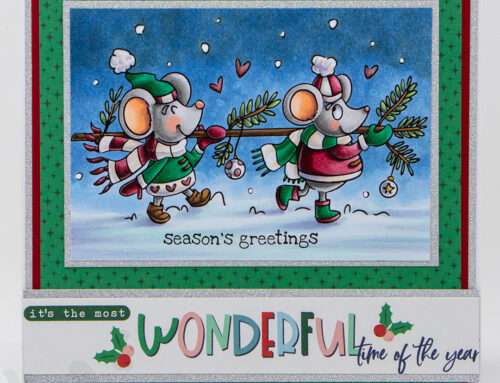 Christmas Mice Carrying the Tree Card & Video