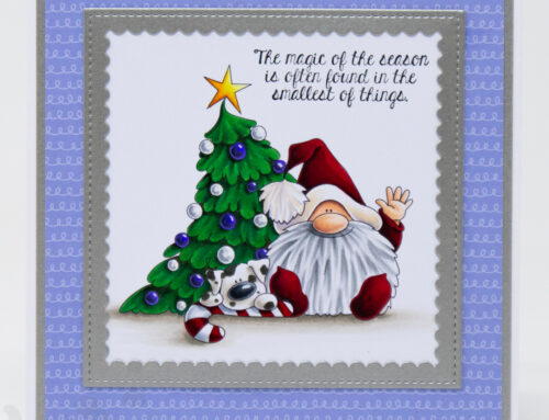 The Gnome & The Christmas Tree Card