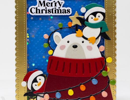 Spellbinders Festive Friends Christmas Card