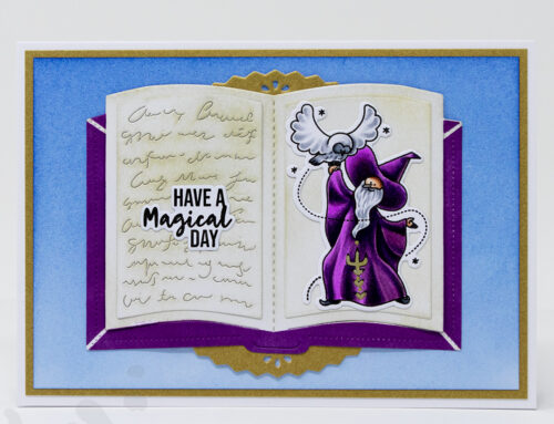 Magical Birthday Open Book Card