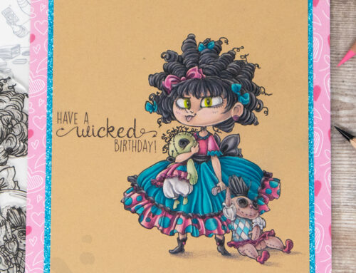 Moonlight Whispers Charlotte Coloured Pencil Card & Video