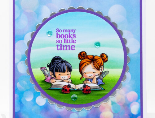 Sweet November Stamps Fairwee Readers Card & Copic Video