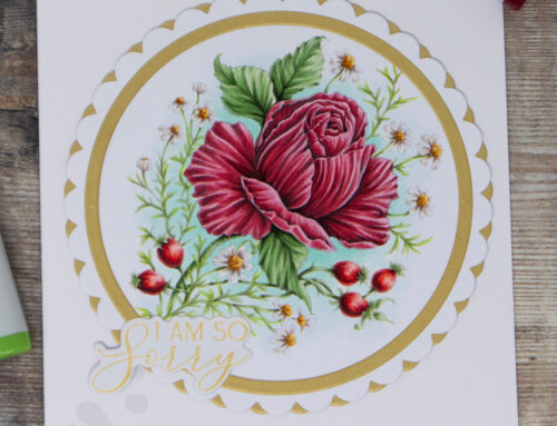 Power Poppy Rose & Chamomile Sympathy Card & Video