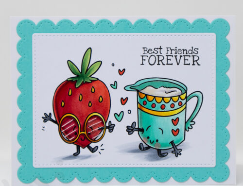 Spec-Tacular Strawberries & Cream Card & Copic Video