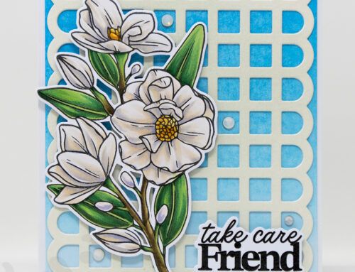 Graceful Magnolias Card & Copic Video