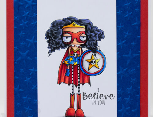 Oddball Girl Power Card & Copic Video