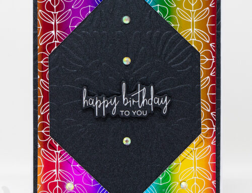 Spellbinders Club of The Month March 2025 Card