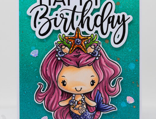 The Greeting Farm Mermaid Bday Anya Card & Copic Video