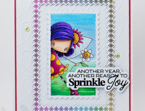 Whimsabella PetalShimmer in the Frame Card