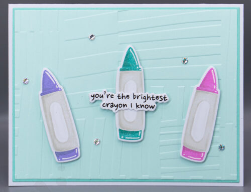 Spellbinders Crayon Creations Card