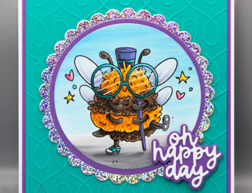 Buzzy Bee Tap Dancing Card & Copic Video