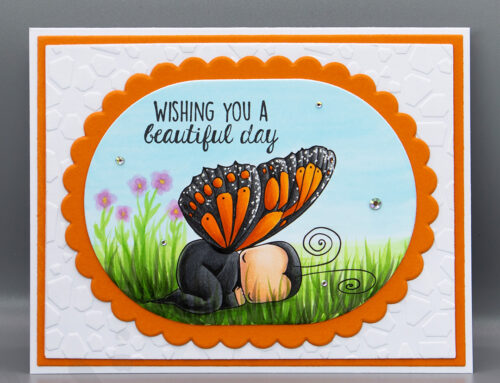 Sleeping Butterfly Baby Card & Copic Video