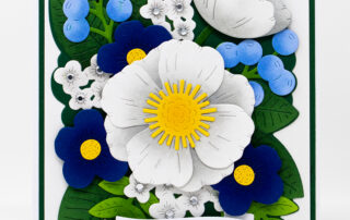 Handmade die cut sympathy card inspiration featuring the Concord & 9th Primrose Garden die set and coordinating stamp set.