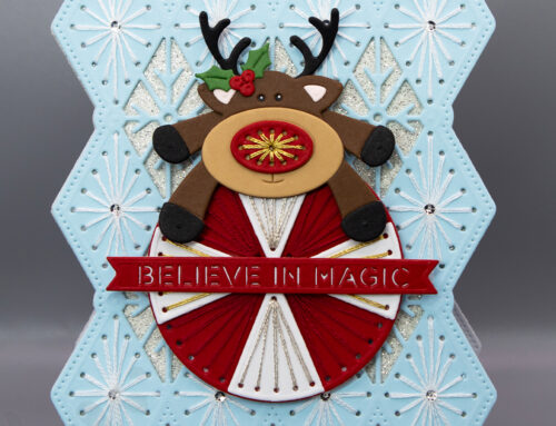 Spellbinders October 2025 Club of the Month Stitching Die Set Cards