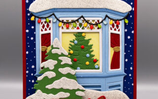 Christmas card inspiration featuring Spellbinders October 2025 Club of the Month Glimpses of Christmas kit products!