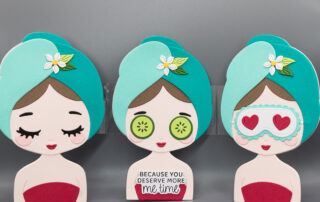 Cute tri-fold card inspiration featuring Spellbinders December 2025 Large Die Club of the Month "Wrapped in Care".