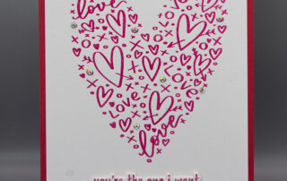 Cute Valentine's card inspiration featuring Spellbinders December 2025 BetterPress Plate of the Month "I'd Pick You".